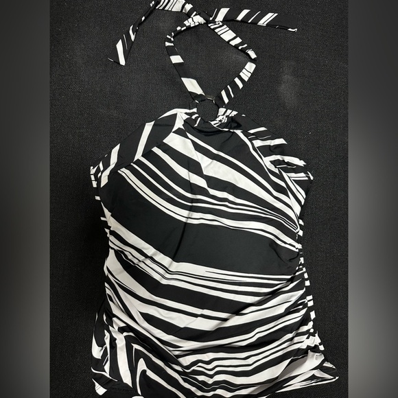 BLEU BY ROD BEATTIE New Wave Tankini Swim Top Bikini Lined Wireless Padded  4 - Picture 8 of 14